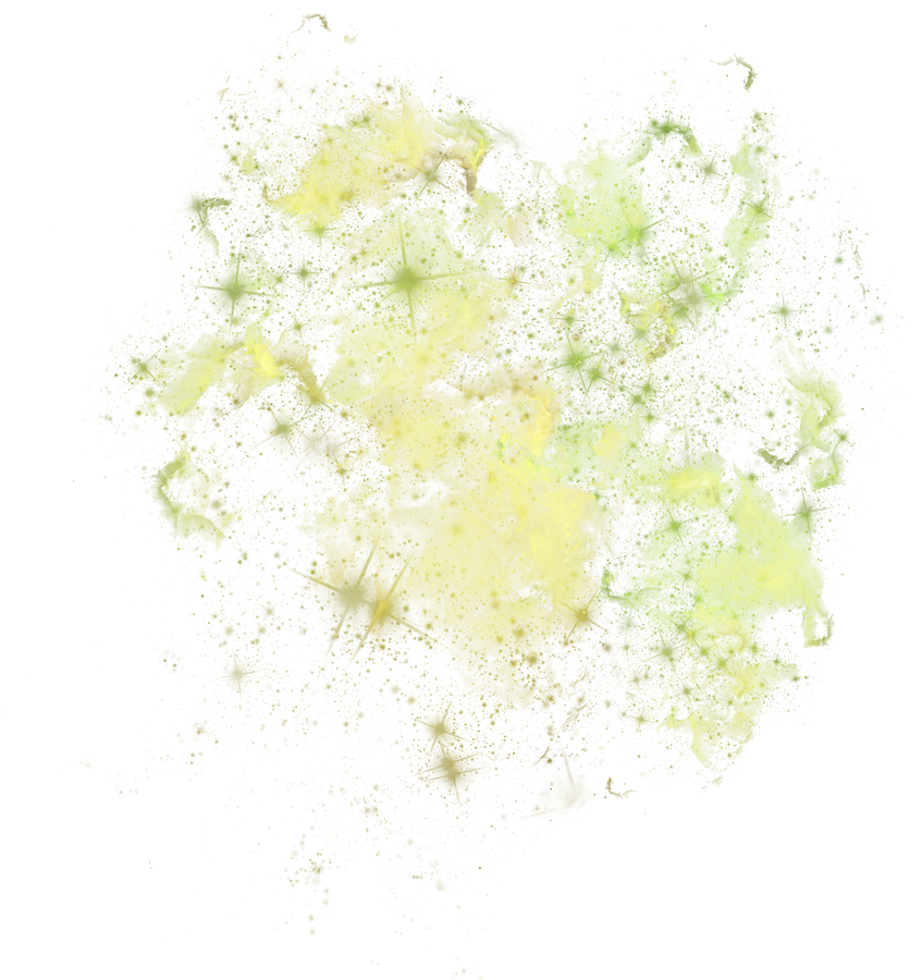 Yellow And Green Galaxy Overlay